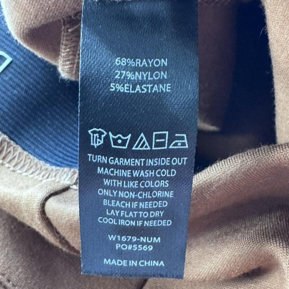 Betabrand Pants Womens Medium Brown Sailor High Rise Dress Yoga Trousers Flared - Picture 10 of 10